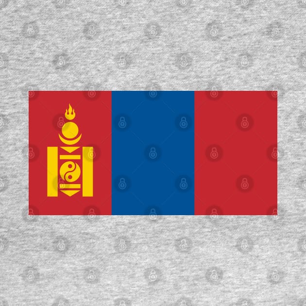 Flag of Mongolia by COUNTRY FLAGS